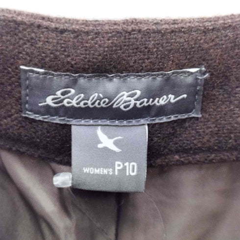 エディーバウアー Eddie Bauer ウール混 ワイドパンツ レディース P10