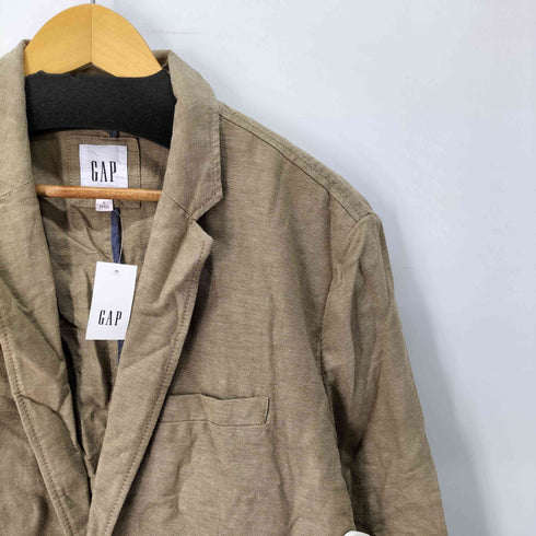 ギャップ Gap 2B リネンコットン テーラードジャケット メンズ JPN:L