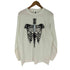 プリントスター printstar traitor メタリック ボーン スカル 骸骨 プリント L/S クルーネック Tシャツ Y2K メンズ import:L