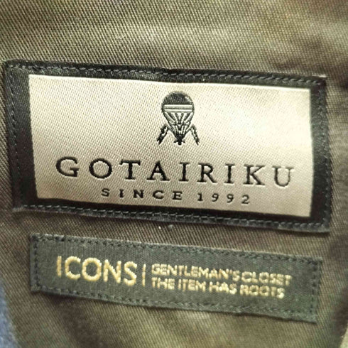 ゴタイリク 五大陸 ICONS ウールシャツ メンズ JPN:L