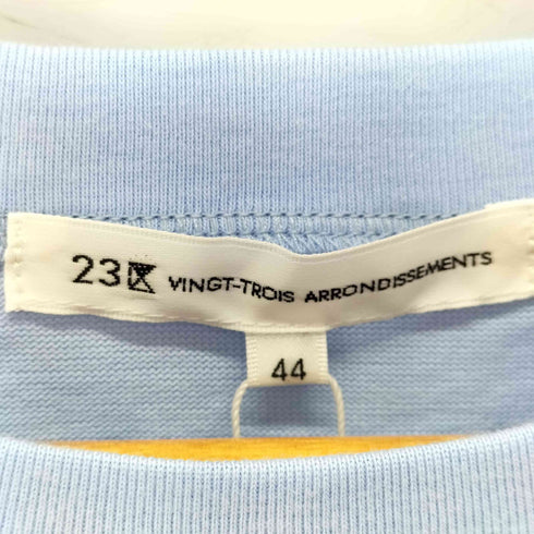 ニジュウサンク 23区 コットン フレンチスリーブTシャツ レディース JPN:44