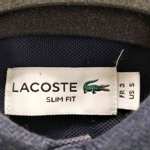 ラコステ LACOSTE SLIM FIT ワニロゴ ポロシャツ メンズ import:S
