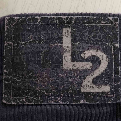 リーバイス Levis ボタン裏977 L2 シルバータブ 5ポケット 細畝コーデュロイパンツ メンズ