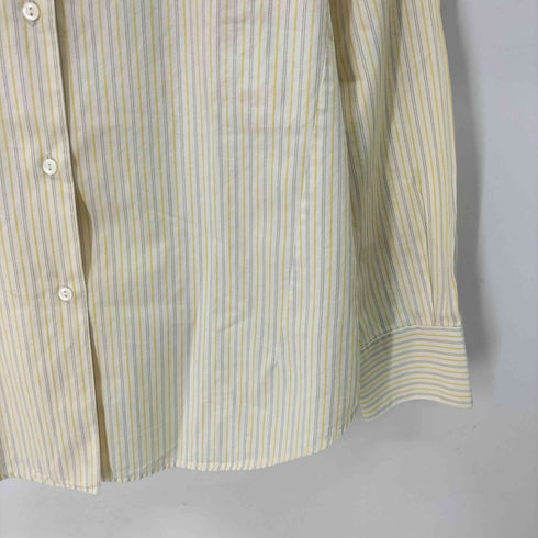 ロロピアーナ Loro Piana イタリア製 ストライプコットンシャツ レディース JPN:42