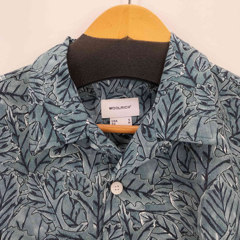 ウールリッチ WOOLRICH PRINT TENCEL/PE SI プリンテッドテンセル/ポリエステルシャツ オープンカラーシャツ メンズ import:S