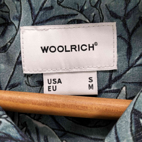 ウールリッチ WOOLRICH PRINT TENCEL/PE SI プリンテッドテンセル/ポリエステルシャツ オープンカラーシャツ メンズ import:S