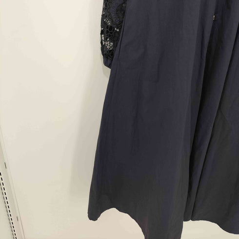 ビアズリー BEARDSLEY 袖レースシャツワンピース レディース JPN:1