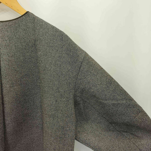ランバンオンブルー LANVIN en Bleu バイカラー ボンディング コート レディース 38