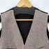 ジェイプレス J.PRESS ヘリンボーン ウール切替 ベスト メンズ JPN:XL