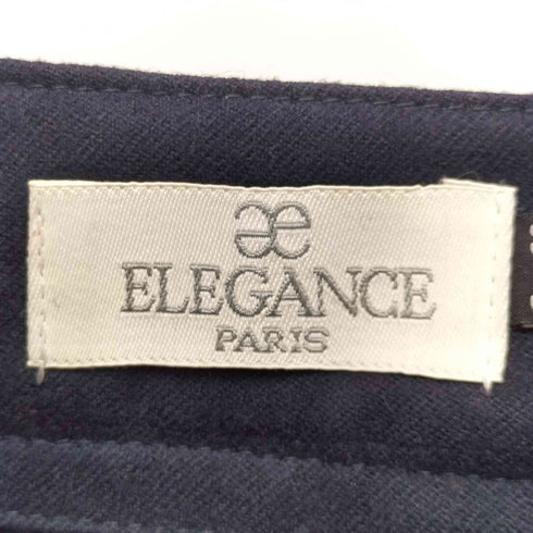 Elegance Paris 金ボタン プリーツスカート レディース US6