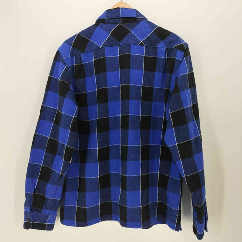 エクストララージ XLARGE チェック柄ジップアップネルシャツ メンズ import:M