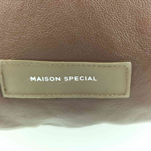メゾンスペシャル MAISON SPECIAL 2way ヴィーガンレザー 巾着バッグ レディース