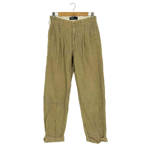 ポロバイラルフローレン Polo by RALPH LAUREN 90s 細畝コーデュロイ 2タックパンツ メンズ 30/30