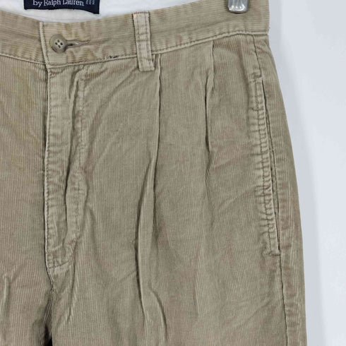 ポロバイラルフローレン Polo by RALPH LAUREN 90s 細畝コーデュロイ 2タックパンツ メンズ 30/30