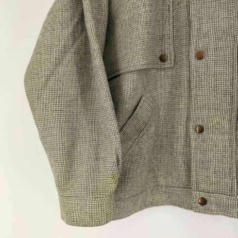 総柄 シャツジャケット メンズ