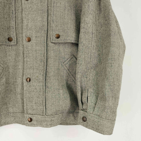 総柄 シャツジャケット メンズ