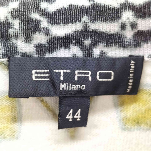 エトロ ETRO シルクカシミヤ混 幾何学模様タートルネックニット レディース EUR:44