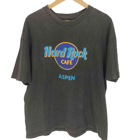 ハードロックカフェ Hard Rock Cafe ブランドロゴプリント シングルステッチ S/S Tシャツ メンズ import:XL