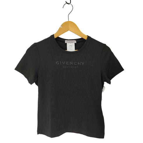 ジバンシィ GIVENCHY BOUTIQUES ラインストーンTシャツ レディース JPN:40