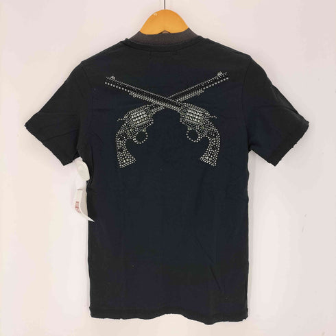 ロアー roar スワロフスキー メタル二丁拳銃Tシャツ メンズ JPN:1