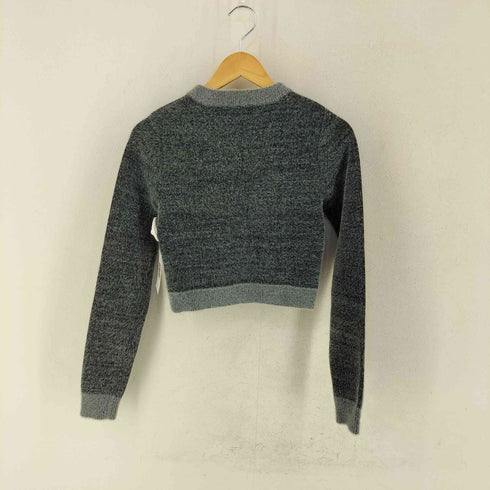 スライ SLY JQ LOGO MINKY CROP KNIT トップス レディース FREE