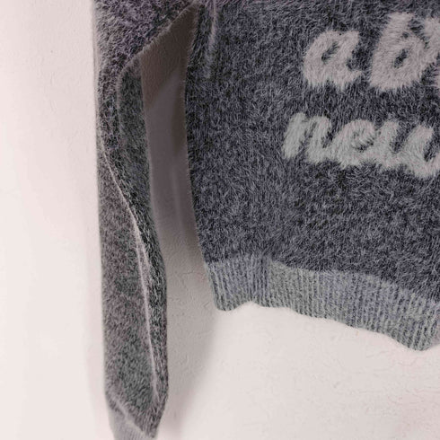 スライ SLY JQ LOGO MINKY CROP KNIT トップス レディース FREE