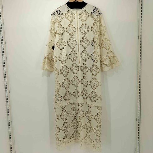 レイビームス Ray BEAMS 26SS レース ベルカフス ロングスリーブ ワンピース レディース JPN:1