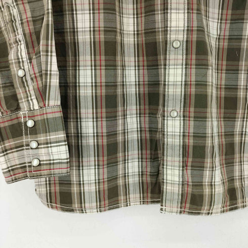 ギャップ Gap 00S チェック柄 L/S コットンシャツ メンズ JPN:M