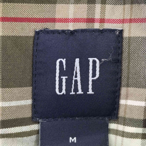 ギャップ Gap 00S チェック柄 L/S コットンシャツ メンズ JPN:M