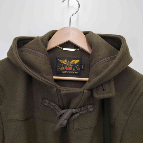 キャリー CALEE ウール フーデッドダッフルコート メンズ JPN:L