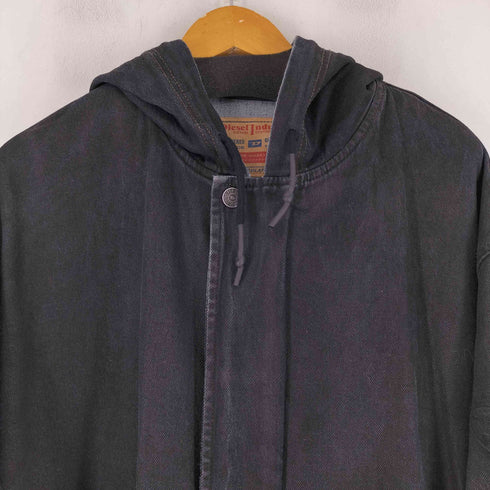 ディーゼル DIESEL コーティングデニム フーデットコート メンズ import:S