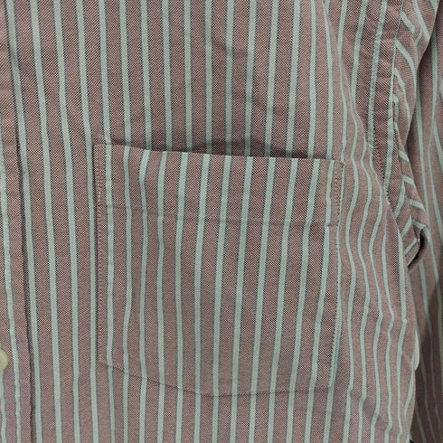 ブルックスブラザーズレッドフリース BROOKS BROTHERS REDFLEECE ストライプ柄 ボタンダウンシャツ メンズ S