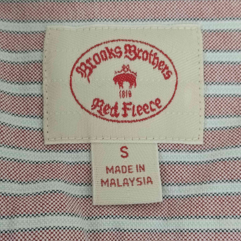ブルックスブラザーズレッドフリース BROOKS BROTHERS REDFLEECE ストライプ柄 ボタンダウンシャツ メンズ S
