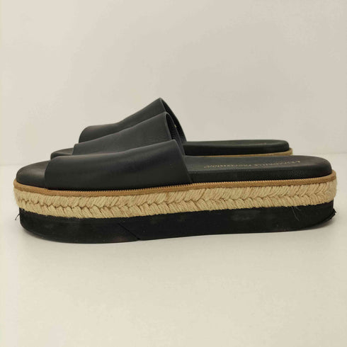 L'ESPADRILLE TROPEZIENNE エスパドリーユコンフォートレザーサンダル レディース EUR:36