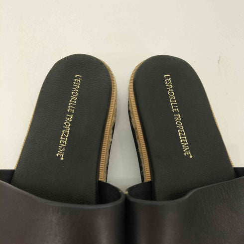 L'ESPADRILLE TROPEZIENNE エスパドリーユコンフォートレザーサンダル レディース EUR:36