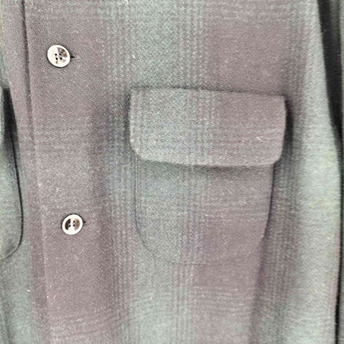 ペニーズタウンクラフト PENNEYS TOWNCRAFT OMBRE OPEN SHIRT メンズ Large 42-44