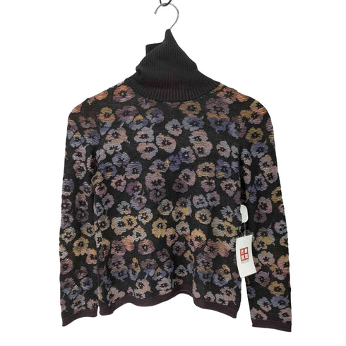 ミッソーニ MISSONI ウール混 花柄タートルニット レディース