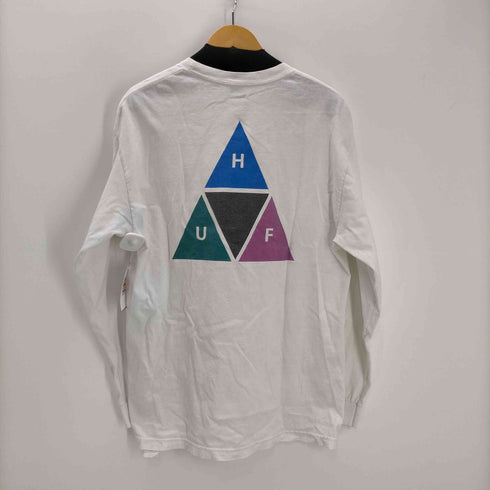 ハフ HUF PRISM TRIPLE TRIANGLE LONG SLEEVE T-SHIRT プリズム トリプル トライアングル ロングスリーブ Tシャツ メンズ JPN:L