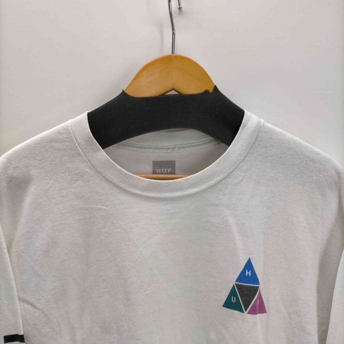 ハフ HUF PRISM TRIPLE TRIANGLE LONG SLEEVE T-SHIRT プリズム トリプル トライアングル ロングスリーブ Tシャツ メンズ JPN:L