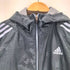 アディダス adidas ダークグレー ウィンドブレーカー メンズ JPN:M
