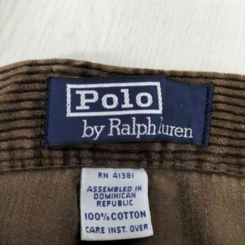 ポロバイラルフローレン Polo by RALPH LAUREN 2タック コーデュロイパンツ メンズ 31/36