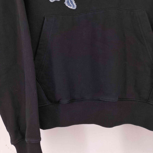 オーワイ OY DENIM FLOWER PATCH HOODIE メンズ JPN:2
