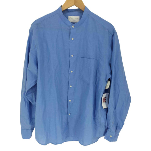 ユナイテッドアローズグリーンレーベルリラクシング UNITED ARROWS green label relaxing イージーリネン ジャストルーズ バンドカラー シャツ メンズ JPN:M