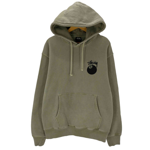 ステューシー Stussy 24SS 8 BALL HOODIE PIGMENT DYED 8ボール ピグメントダイ プルオーバー パーカー フーディー メンズ import:M