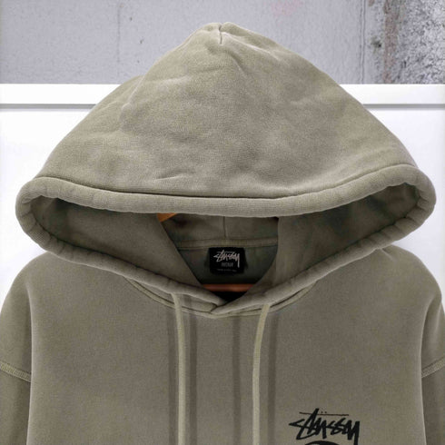 ステューシー Stussy 24SS 8 BALL HOODIE PIGMENT DYED 8ボール ピグメントダイ プルオーバー パーカー フーディー メンズ import:M