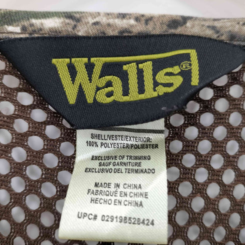 ウォールズ WALLS リアルツリー カモ柄 メッシュ ハンティングベスト メンズ