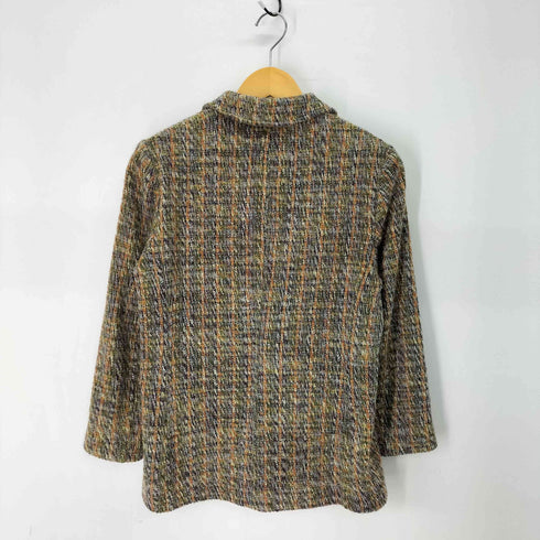 ミッソーニ MISSONI イタリア製 ツイードテーラードジャケット レディース 12