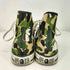 アベイシングエイプ A BATHING APE カモ柄 ハイカットスニーカー レディース JPN:23.5