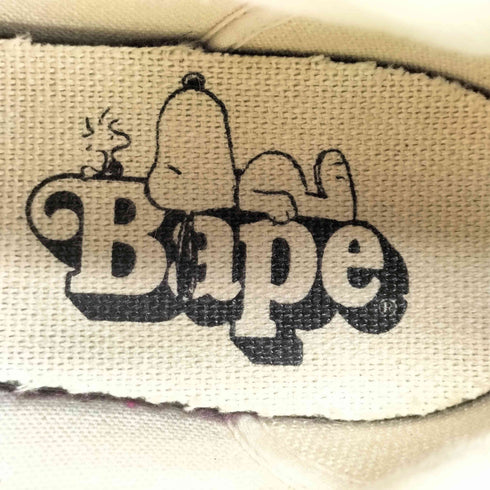 アベイシングエイプ A BATHING APE カモ柄 ハイカットスニーカー レディース JPN:23.5