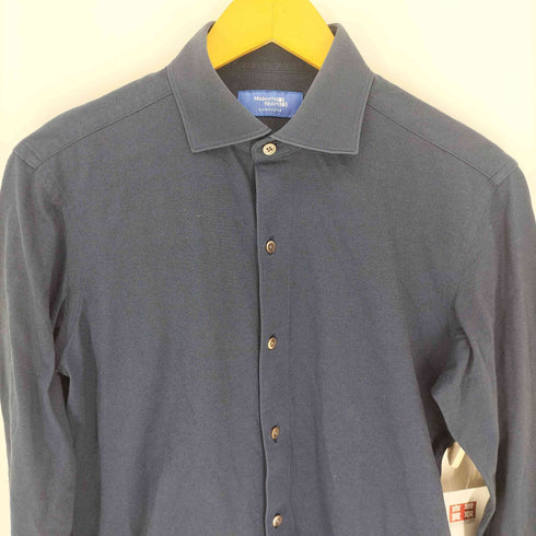 メーカーズシャツカマクラ Makers Shirt 鎌倉 ストレッチ ホリゾンタルカラー シャツ メンズ JPN:M